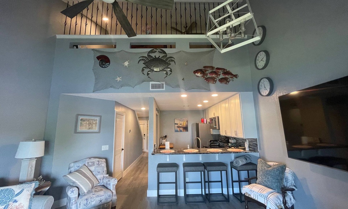 Gulf Lagoon Beach Condo | Beautiful Lagoon-View Condo – 1BR + Loft in Gated Community, 5-Min Walk to Beach