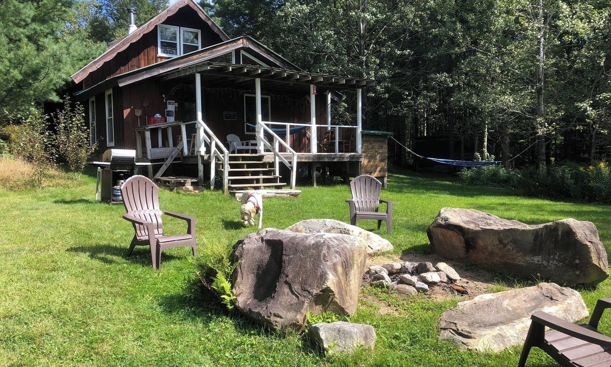 Jamaica Ski Chalet | Chalet-Swim-Brook on Property-Views-Firepit-Woodstove-7 min to Stratton-Dogs OK