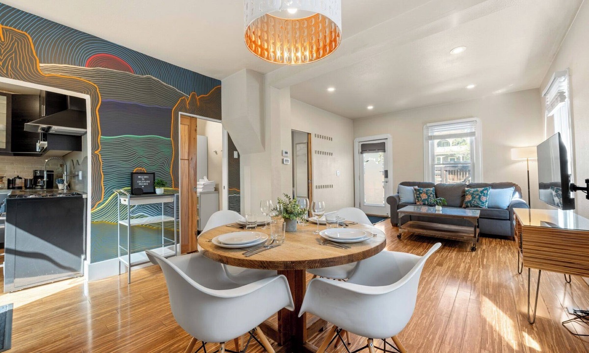 Colorado Springs House | Dwntown Zen Home - Spa Shower, Pet Friendly, Mural, Patio w/Firepit, Grill, W/D