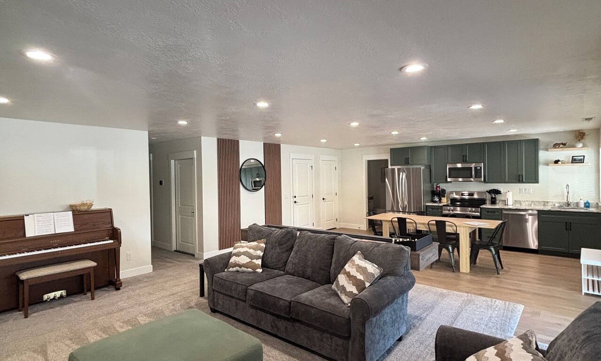 Sevier House | Paiute ATV Trailside Basement with Stunning Big Rock Candy Mountain Views
