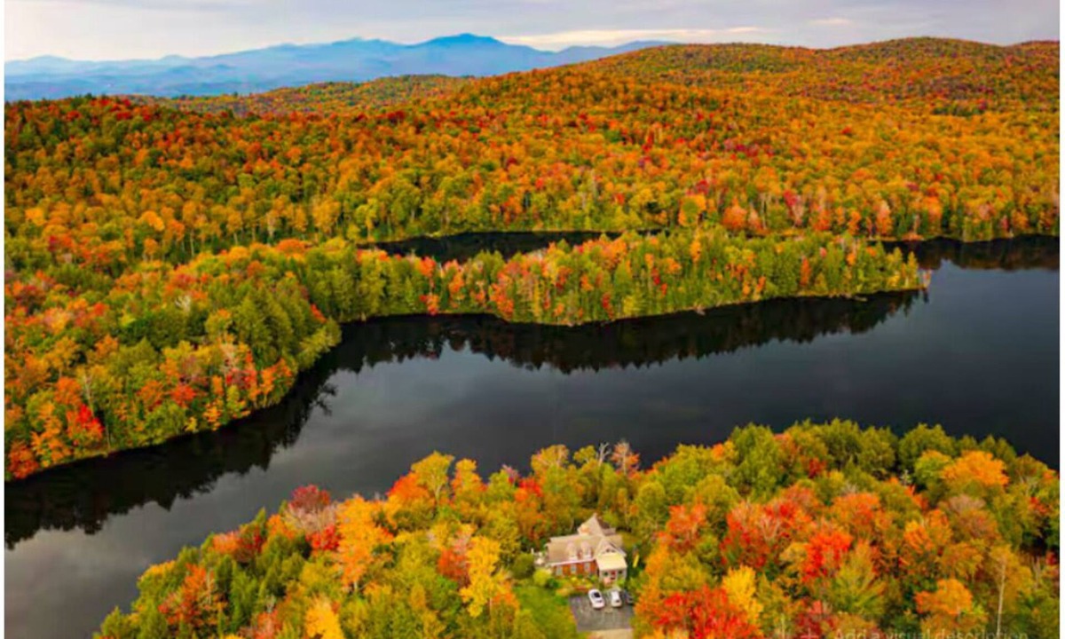 Hyde Park House | Secluded 3-bedroom log home on VT state park, secluded, 4-season lake setting.
