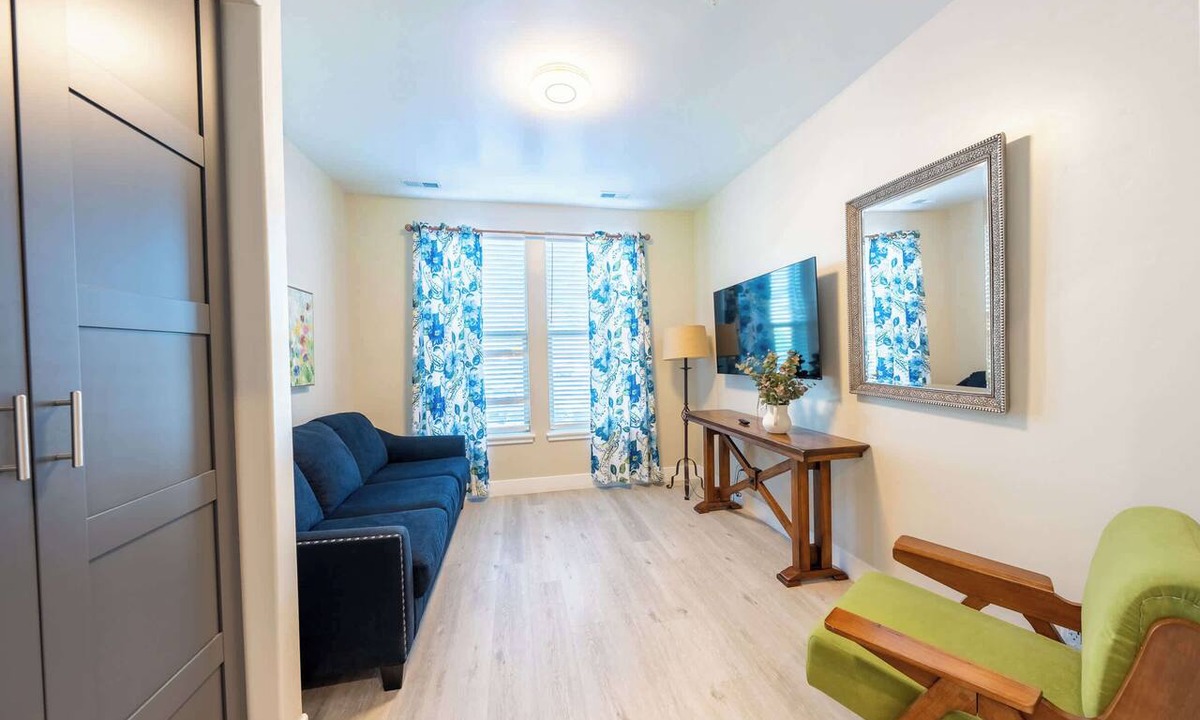 Pleasant Grove Condo | Signature Suite with Balcony Views - Waffles too!