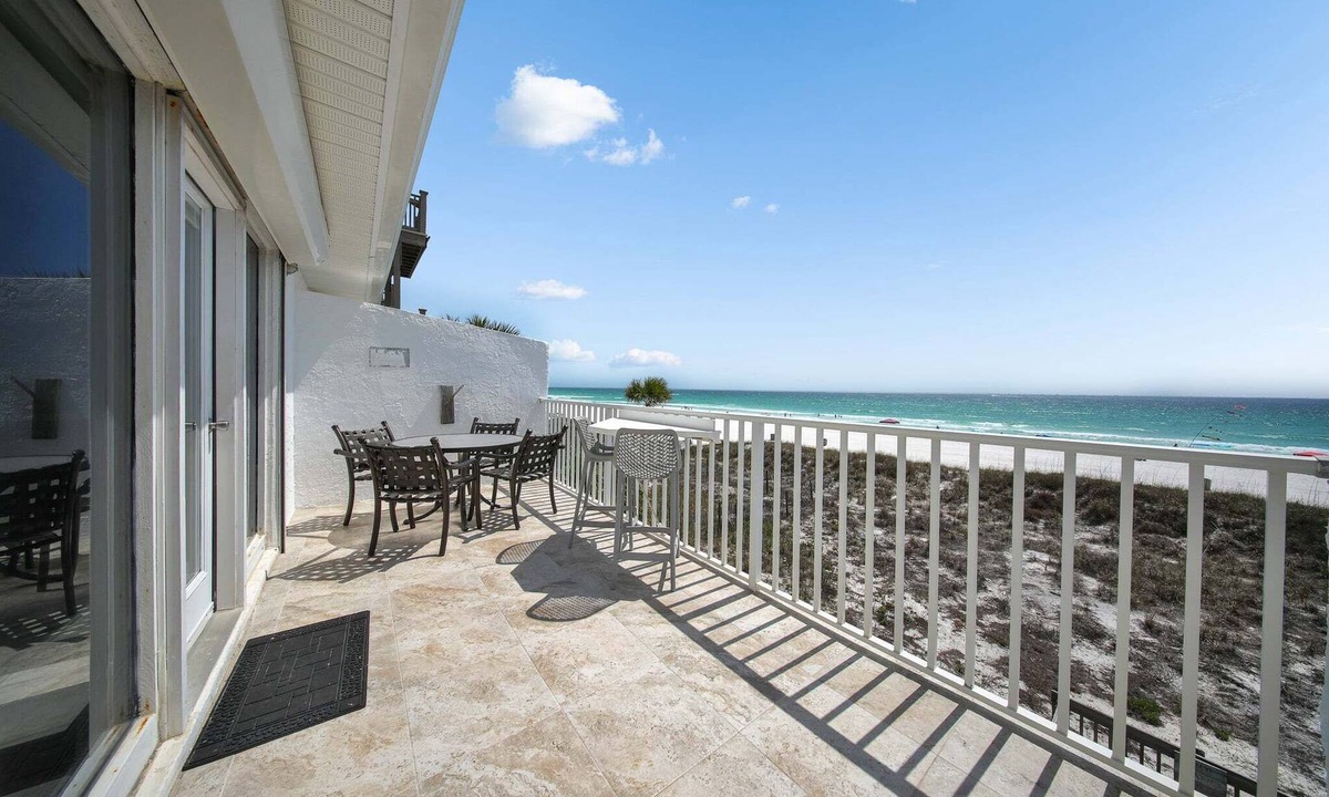 Bel Air Condo | Surf Club Beachfront Condo | 2BR, Large Balcony, Quiet East End, Direct Beach Access!