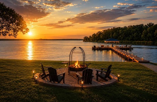 Highland House | 21-Acre Lakefront Paradise: Heated Pool, Private Beach, Animals, Fishing-Boating
