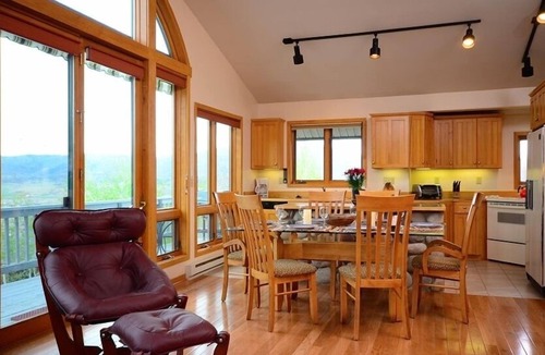 Steamboat Springs House | Amazing 40 Mile View! Christmas in SB Jan+March! Dog? Hot Tub 2Car Heated Garage
