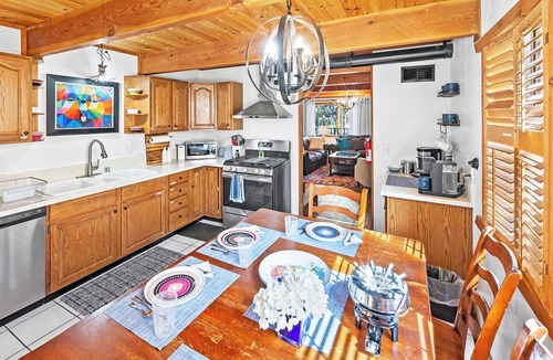 Big Bear City House | Barker Cottage: Hot Tub, Shuffleboard, Firepit