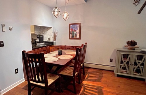 Stowe Area House | Beautiful Riverfront Townhome w/Fireplace. Steps to Historic Downtown Stowe.
