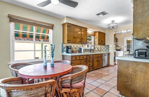 Tahquitz River Estates House | Charming Downtown Oasis – Spanish-Style Retreat with Pool, Short Walk to Dining & Hiking Trails