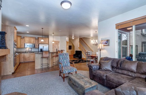 Bear Hollow Village House | Contemporary Home with Private Hot Tub, Fireplace, Garage Parking, & Shared Pool