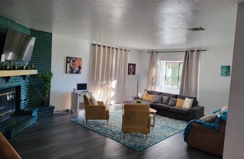 Agua Dulce House | Cozy Blue Ranch home away from home! A bit of ranch & modern