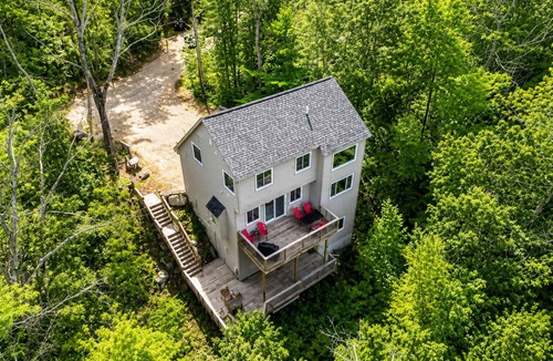 Conway House | Cozy Conway Village Getaway, Private Beach, Game Room & Wooded Deck Retreat
