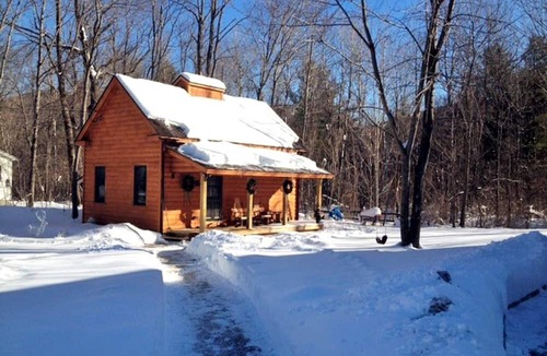 Mount Tabor Cabin | Cozy Mountain Cottage Rental near Green Mountain National Forest