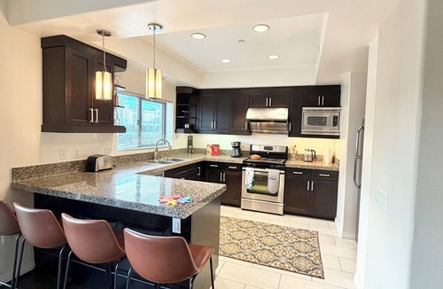 Monterey Park Apartment | Cozy, Sunlit 2BR w/Pool, Gated Parking, 10 min to LA, 2 Parking, Walk to Food