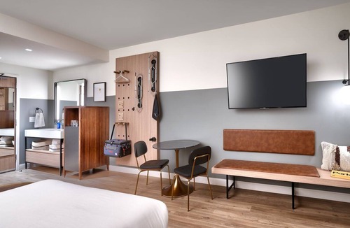Moab Hotel | Deluxe Two Queens + Sofa Bed at Gravity Haus Moab, 2 Units