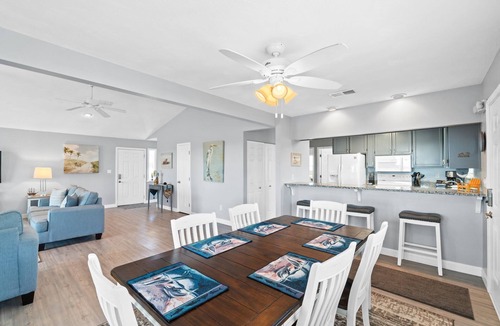 Cape San Blas House | Dolphin Cove - Gulf Front, Pet Friendly, Large Screened In Deck, Family Friendly, Sleeps 8