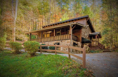 Blue Ridge Cabin | 🌲Easy Paved Access🔥Fireplace❤️Great Privacy🏞️Across River🎇NearDowntown🙂