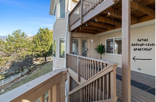Draper Apartment | Elevated Mountain Retreat w/Sauna & Full Kitchen