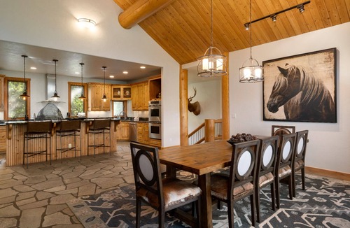 Steamboat Springs House | Emerald View Chalet - Luxury Home w/Panoramic Views, Hot Tub, 4 Kings + 2 Twins, Game Room