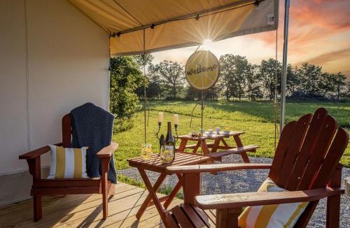 Cassville Other | Iconic Tented Cabin with Fire Pit in Cassville, Missouri