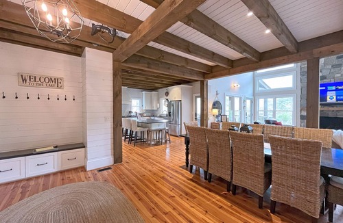 Lake Lure House | Lakefront Home - Mountain Resort, Kayaks, SUP Boards, Game Rm
