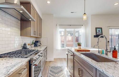 Summit Park House | Luxurious, dog-friendly home with private hot tub, W&D, AC, WiFi, near slopes