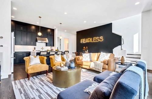Katie Hill Neighborhood House | Nashville getaway: 2 side-by-side rooftop hot tub homes, sleeps 24