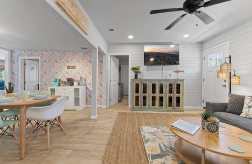 West Panama City Beach Cottage | Panama City Beach Cottage + Heated Pool + Arcade + Walk to Beach + Sleeps 7