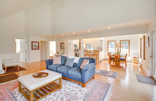 Morrisville House | Peaceful Vermont Hideaway Near Stowe | Wooded View