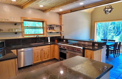 Dolores Cabin | Pet-Friendly Family Lodge Fully Stocked Kitchen Fire Pit WiFi Kids Toys