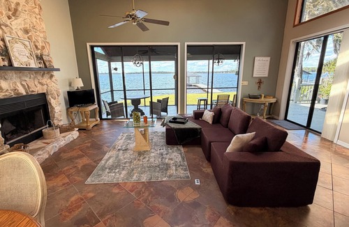 Highland House | “Premier Host ⭐ Lakefront 3BR Private Dock Stunning Sebring Escape, Golf & Races