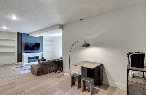 Tooele Apartment | Quiet Tooele Retreat w/Games + Fireplace