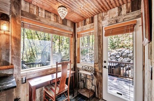 Sundance Cabin | Refined mountain retreat among aspens Private setting Hot tub Quiet surroundings Minutes to Sundance