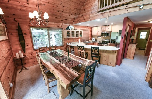 Baring Ski Chalet | Relaxing home with an unsettling river bank.