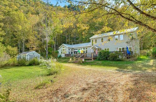Bridgewater Corners House | Riverfront Home w/Hot Tub Near Killington Resort