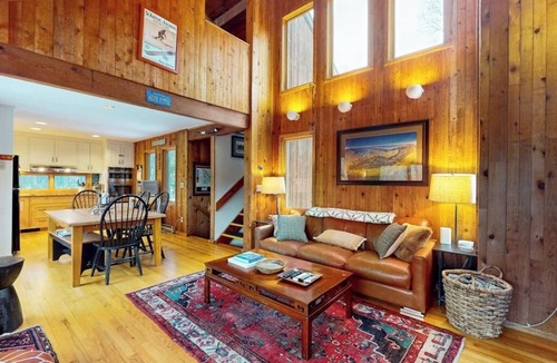 Waitsfield House | Ski home in the woods with a private hot tub & mountain views