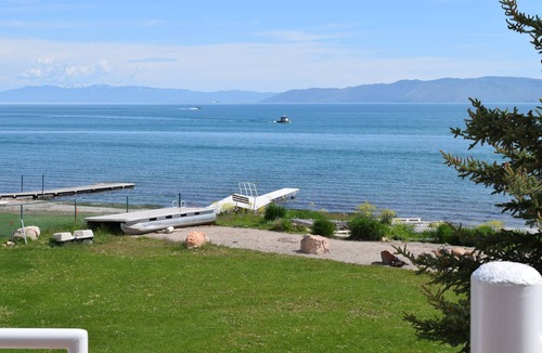 Garden City House | Spectacular BEACHFRONT 4-bedroom Townhome at Bear Lake!