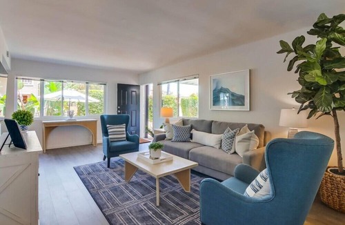 South Mission Beach Condo | Steps to Ocean ☆ Convenient Ground Level ☆ Outdoor Patio