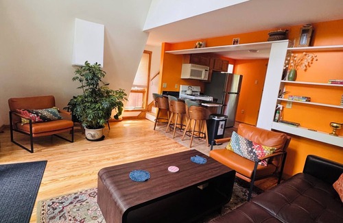 Woodsville Ski Chalet | Storybook A-Frame Retreat in Mt Lake District off Kancamagus Highway