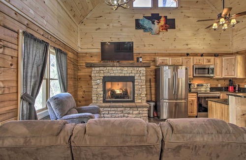 Chalet Village North Cabin | 'The Phoenix' Gatlinburg Cabin w/Hot Tub!