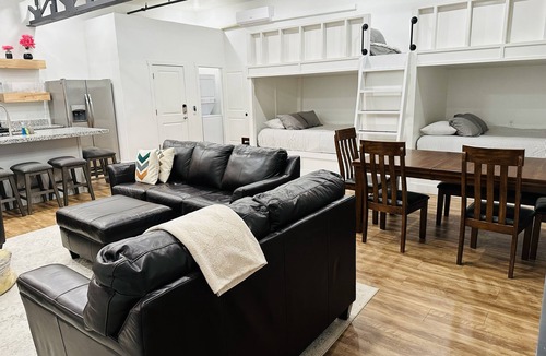 Moab Condo | Walk to Main Street! Luxury Condo with Hot Tubs Near Arches, Sleeps 14