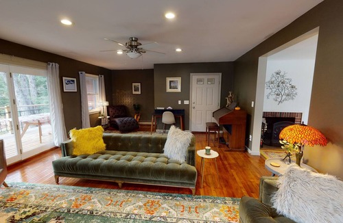 Mendon House | Winter Lore — 26 Private Acres, Game Room, Hot Tub & Pet-Friendly Near Killington