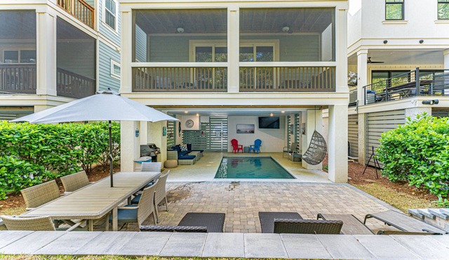 115 Luxury Pool Home | Elevator | Kid's Playroom in Hilton Head Island