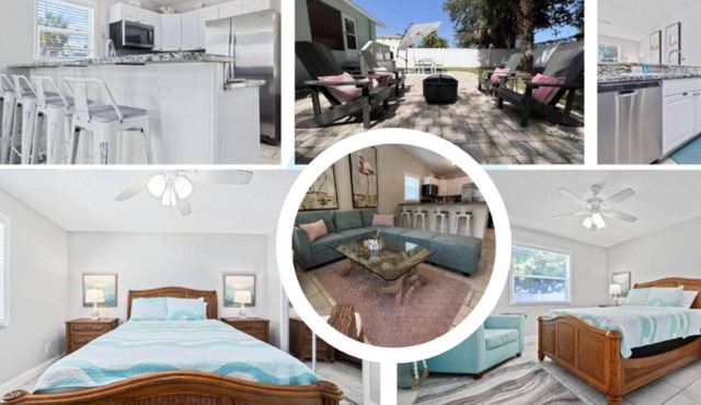 Beachy 2/1 Condo, One Block Downtown Palm Harbor!