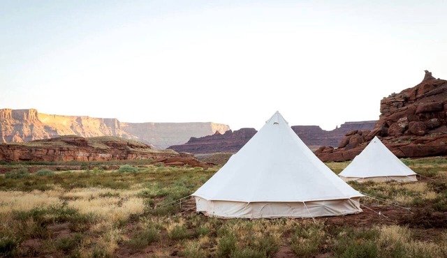 Beautiful Glamping Tent for an Unforgettable Family Escape near Canyonlands National Park in Moab, Utah