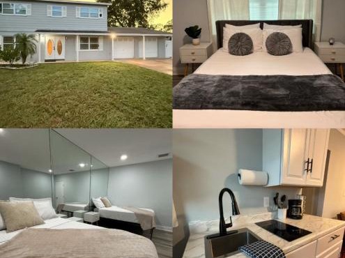 Bright 2BR- Near Busch Gardens & Tampa Fun
