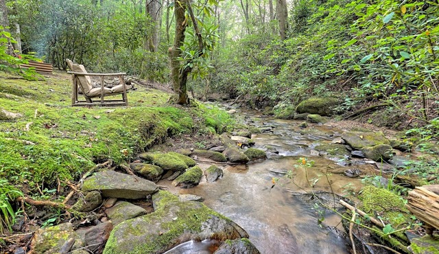 Creekside Hideaway: Private ,Sky Valley – Golf & Clubhouse very close in Sky Valley