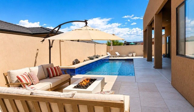 Ivins Home | Private Pool, RV Garage, Red Rocks!