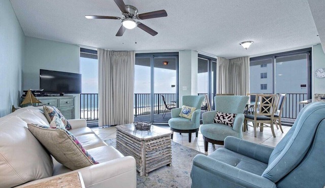 Nicely Updates Phoenix VI 801 Orange Beach Gulf Front 3 bedroom by Prickett Properties in Orange Beach