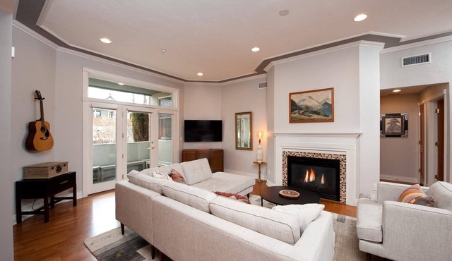 Prime Downtown Stay | Luxury 3BR Condo Steps from Main + Arcade
