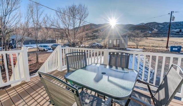 Private Deck with Mountain view | Colorado Springs